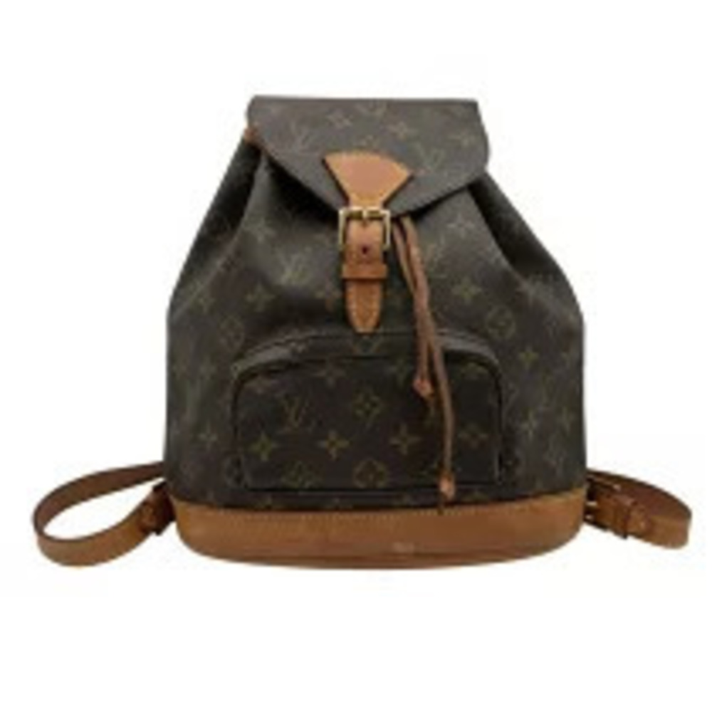 Louis Vuitton Montsouris Brown Monogram Canvas Backpack Daypack